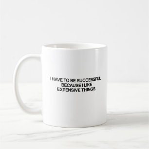 "Je Dois Réussir" Citation Mug
