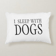 Je Dors Avec Coussin Chiens