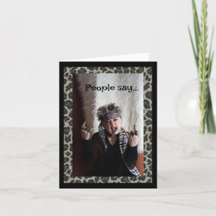 Je fais comme si je ne m'en souciais pas Carte de 