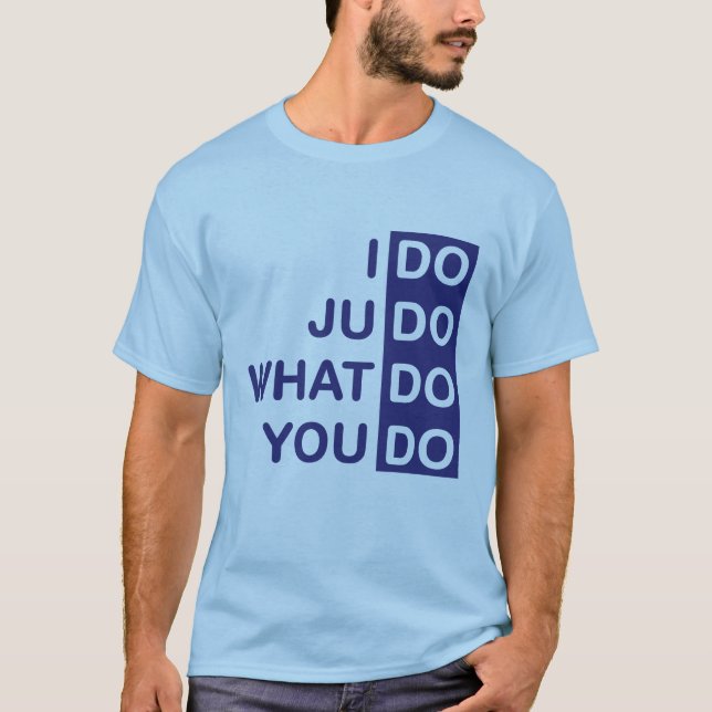 Je fais le T-shirt de judo (Devant)