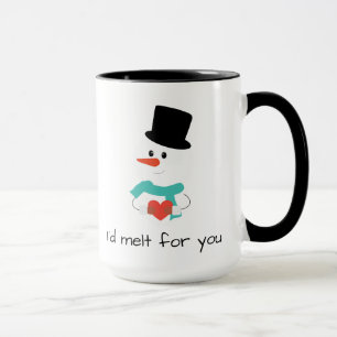 Je fondrais pour vous la tasse de bonhomme de