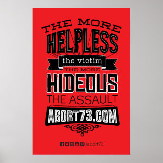 Je hilflos... Poster (Abort73.com)