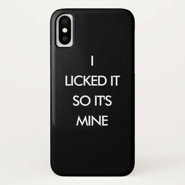 JE L'AI AIMÉ DONC C'EST LE coque iphone À MOI (Dos)