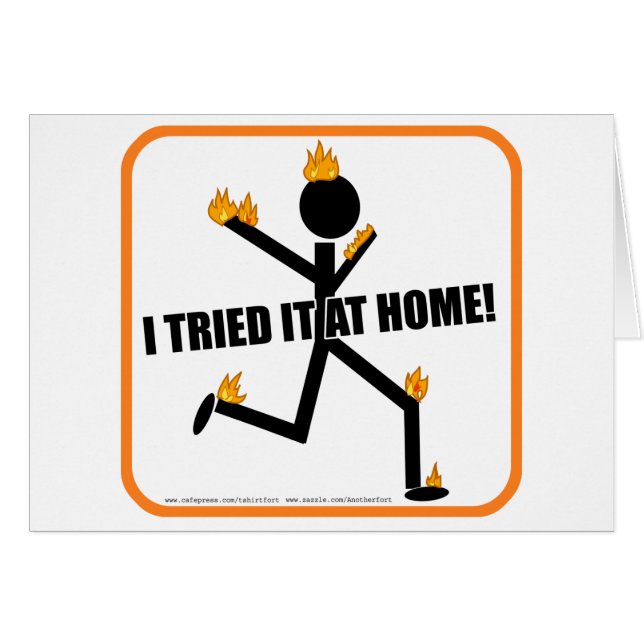 Je l'ai essayé à la maison ! (Devant horizontal)