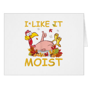 Je L'Aime Moist Funny Turquie Dîner Thanksgiv