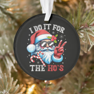Je le fais pour les Ho's Funny Christmas Santa