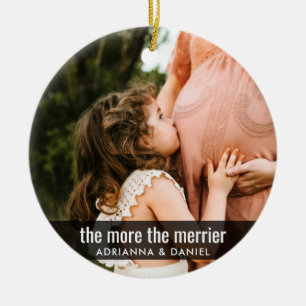 Je leichter die neue Schwangerschaft ist  Bekanntg Keramik Ornament