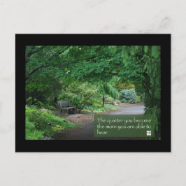 Je leiser du wirst.. postkarte