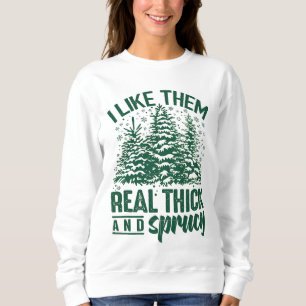 Je Les Aime Véritable Sweatshirt Épais Et Sprucey