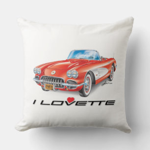 Je LOVETTE COUSSIN DE JETE DE DESIGN DE VOITURE UN