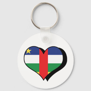 Je m'aime le porte-clés de la République centrafri