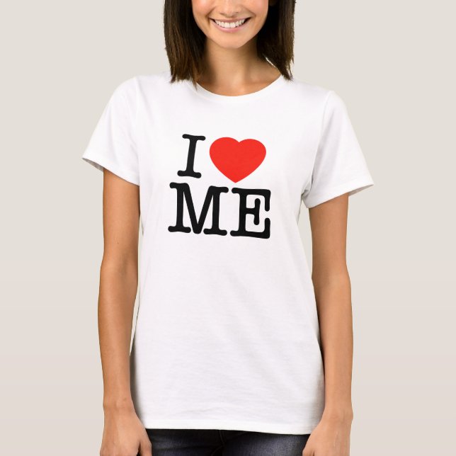 Je m'aime le T-shirts des femmes (Devant)
