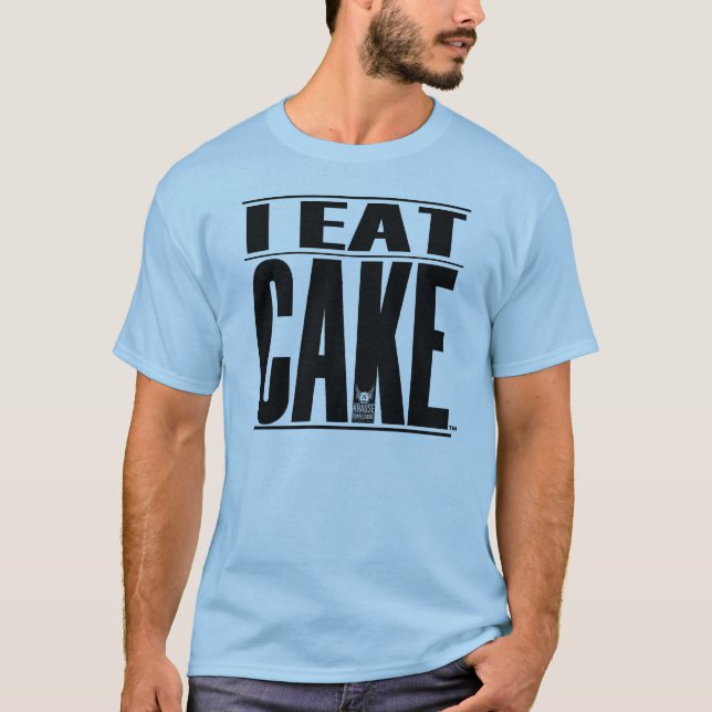 JE MANGE le T-shirt de GÂTEAU (Devant)