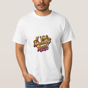 Je marche ici ! T-shirt pour hommes