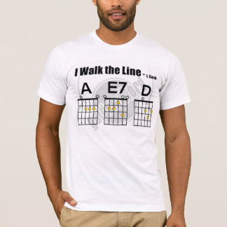 Je marche la ligne - T-shirt de Johnny Cash