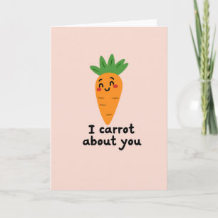 Je me carotte pour toi Carte Drôle