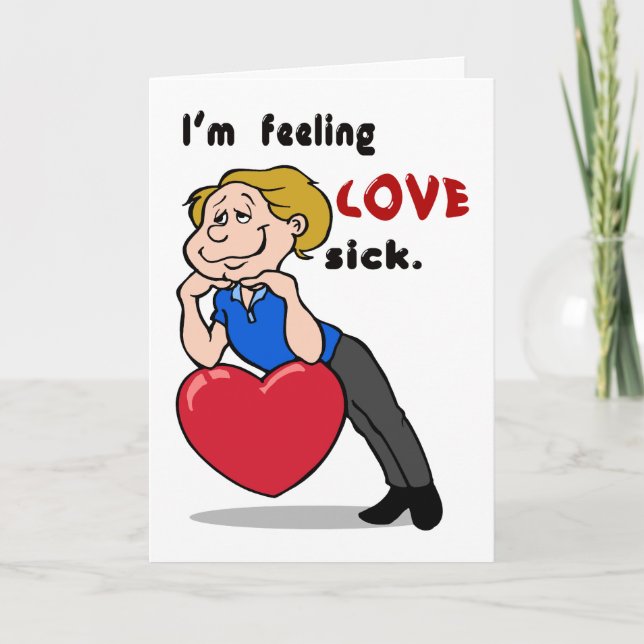 Je me sens amoureux Carte de santé (Devant)