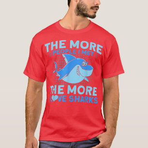 Je mehr ich Liebe Haie Tierhaie T-Shirt