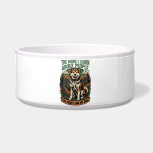 Je mehr ich meinen Hund mag Napf