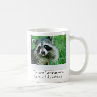 Je mehr ich Menschen kenne, desto mehr ich, Kaffeetasse