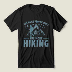 Je mehr Menschen sich treffen, desto mehr Wanderun Tri-Blend Shirt