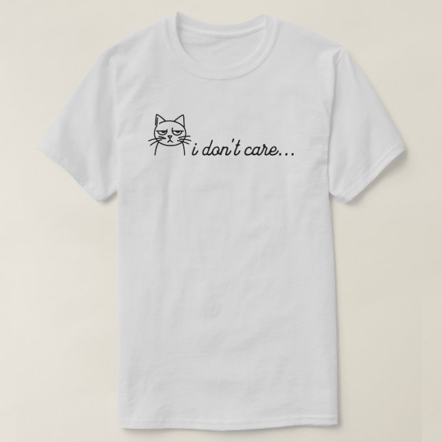 Je m'en fiche, t-shirt (Design devant)