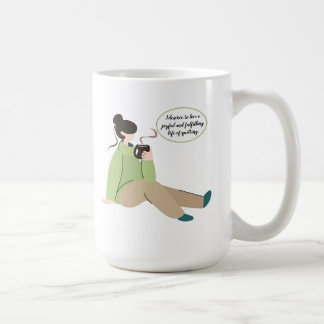 "Je mérite de vivre. 15 oz. Mug