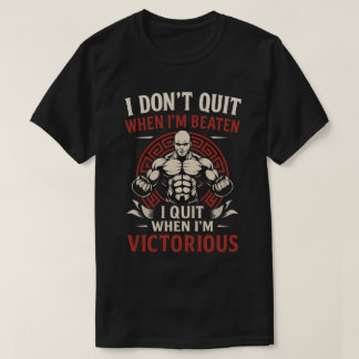 Je n’abandonne pas jusqu’au T-shirt victorieux