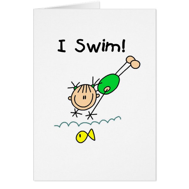 Je nage la carte (Devant)