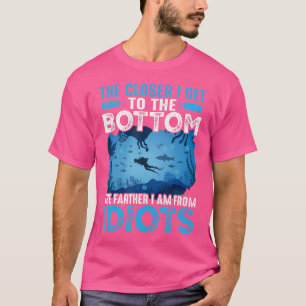 Je Naher komme ich zu der sonnigen Tiefsee-Tauchsc T-Shirt