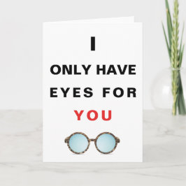 JE N'AI QUE DES YEUX POUR VOUS | Carte de vœux