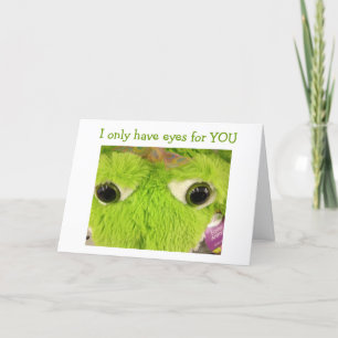 JE N'AI QUE DES YEUX POUR VOUS CARTE ROMANTIQUE D'