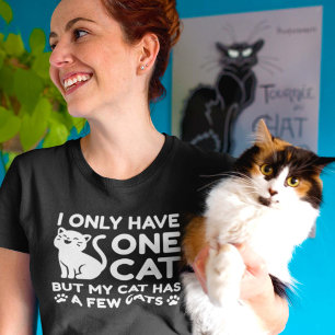 Je N'Ai Qu'Un T-shirt Chat