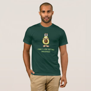 Je n'aime pas se faire écraser Avocado T-shirt