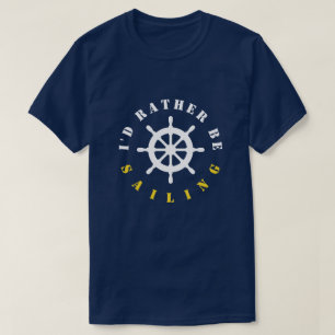 Je naviguerais plutôt le T-shirt nautique de roue