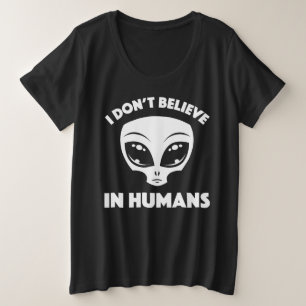 Je ne crois pas en l'humain Dessin animé Alien en
