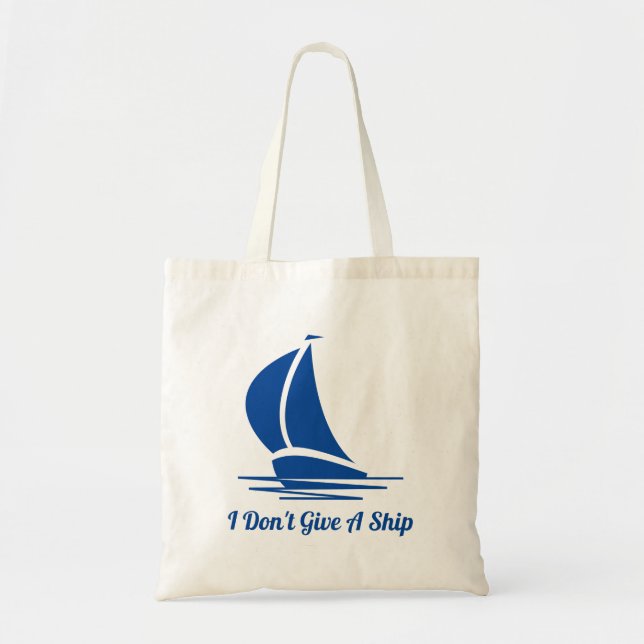 Je ne donne pas de bateau. Sac fourre-tout nautiqu (Devant)
