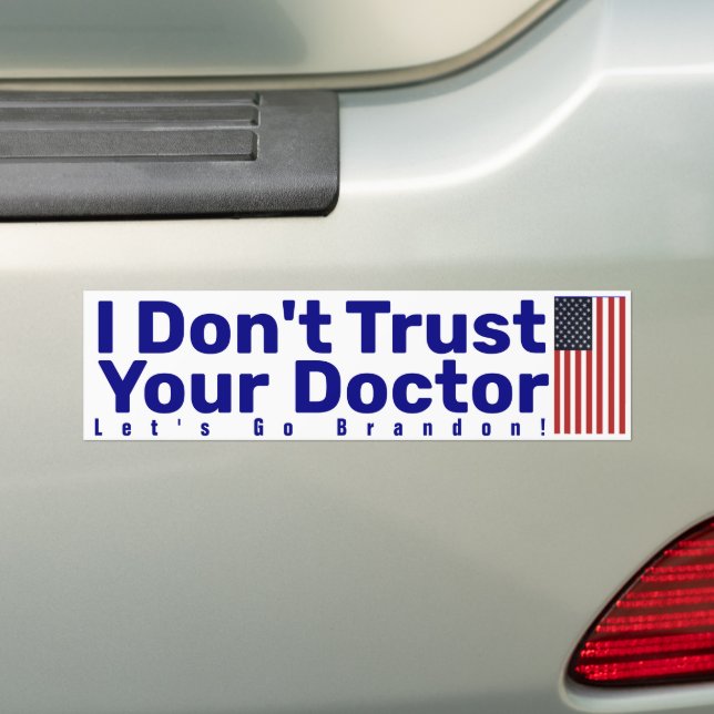 Je ne fais pas confiance à votre bumper Sticker (En voiture)