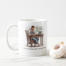 Je ne me sens pas "à l'aise" Aujourd'hui mug