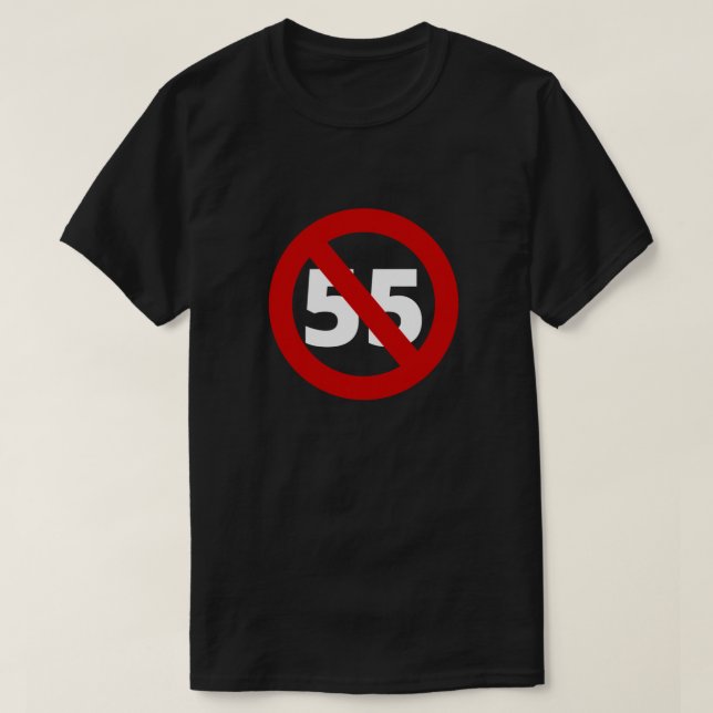 Je ne peux pas conduire 55 T-Shirt classique (Design devant)