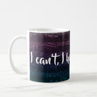 Je ne peux pas, j'ai la tasse de répétition