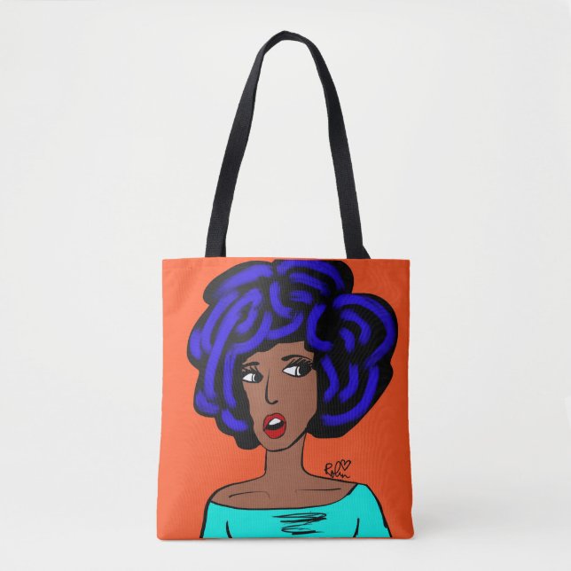 "Je ne peux pas l'imaginer" Sac en toile (Devant)