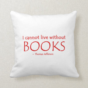 Je ne peux pas vivre sans coussin de livres