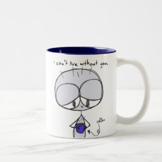 je ne peux pas vivre sans vous - tasse