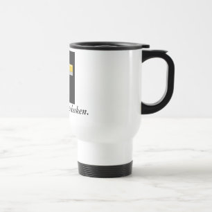Je ne serai jamais tasse croisée secouée de voyage