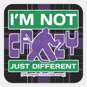 Je ne suis pas fou, drôle Stickers de gardien de b