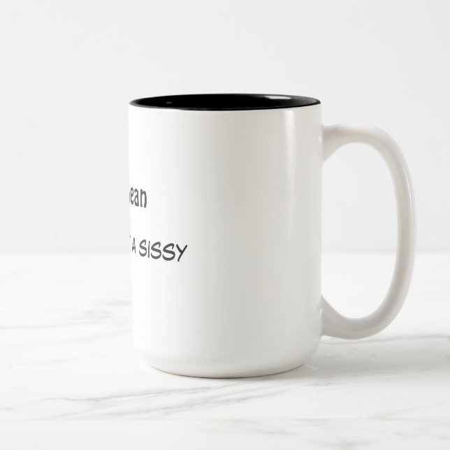 je ne suis pas moyen… vous suis juste une tasse de (Droit)