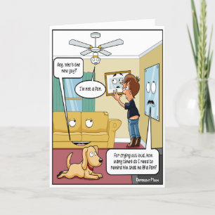 Je ne suis pas un fan Punny carte d'anniversaire