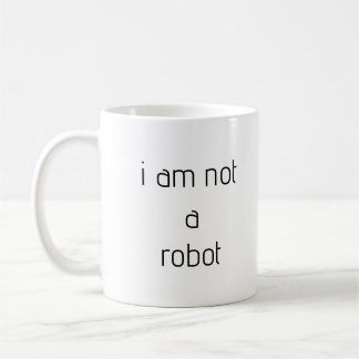 je ne suis pas un robot mug