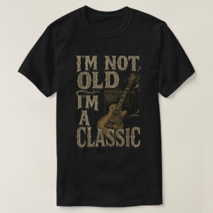 Je ne suis pas vieux, je suis un t-shirt de guitar